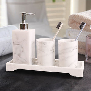 Nordic White Bathroom Set
