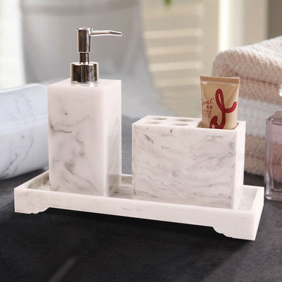 Nordic White Bathroom Set
