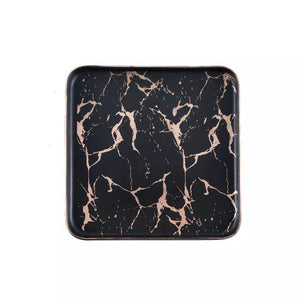 Square Marble Plate Collection