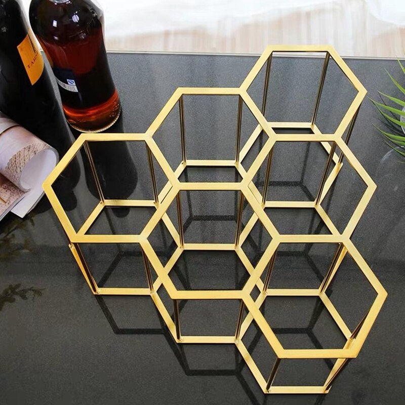 Gold Wine Rack