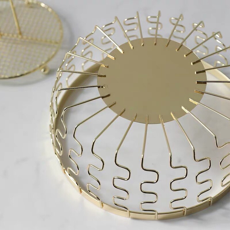 Gold Metal Baskets