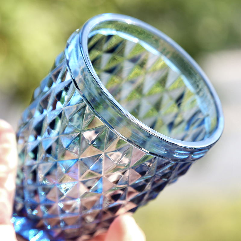 Embossed Glass Cup