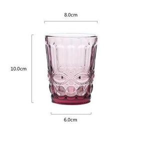 Embossed Glass Cup