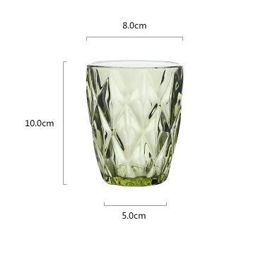 Embossed Glass Cup