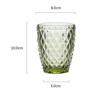 Embossed Glass Cup
