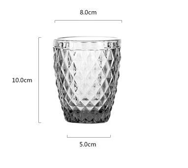 Embossed Glass Cup