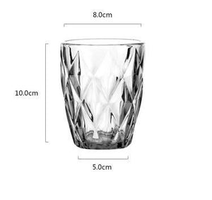 Embossed Glass Cup