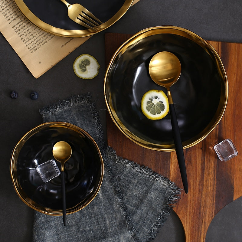 Gold Inlay Plate Collection